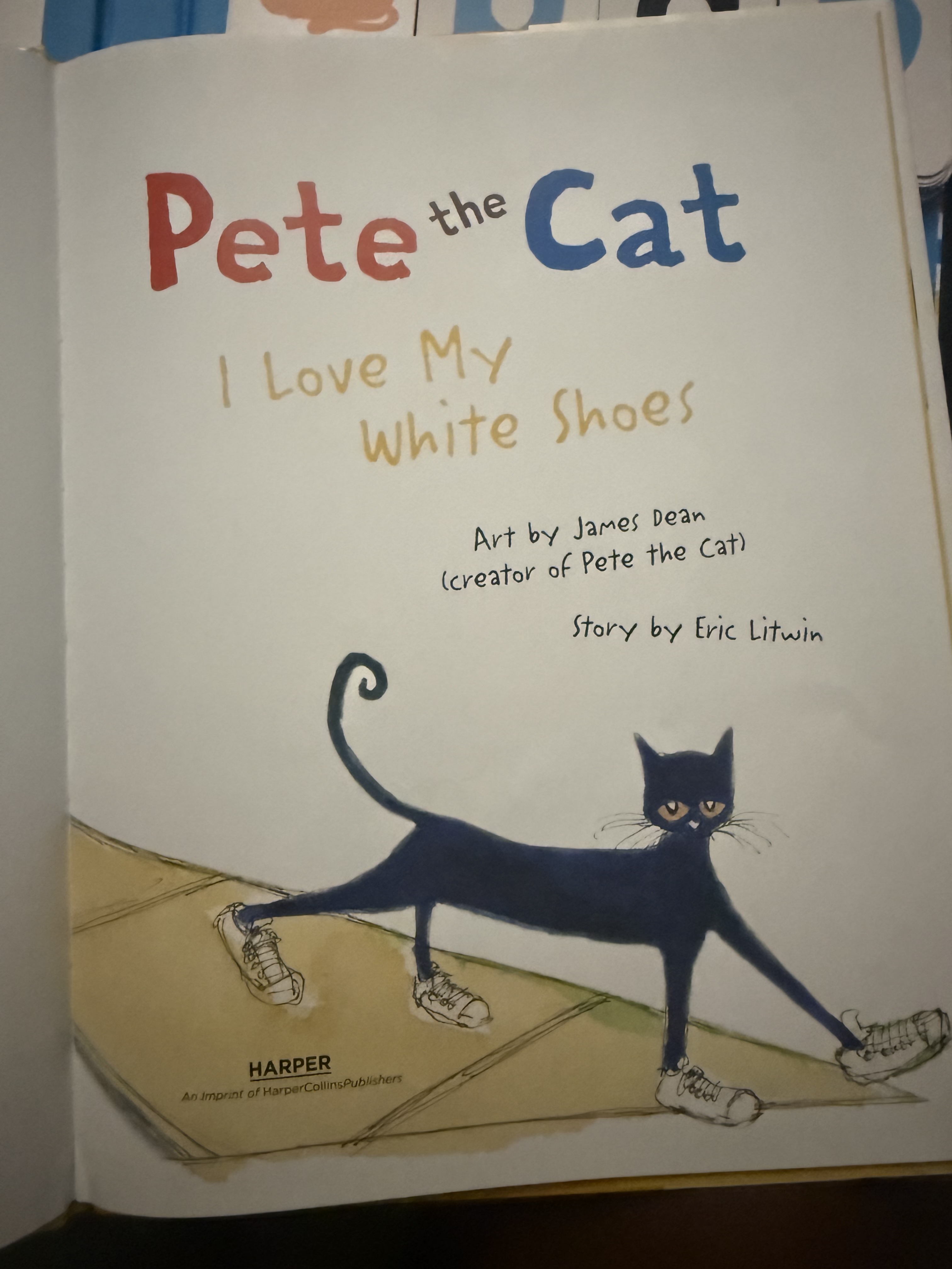 Pete the Cat in his white shoes